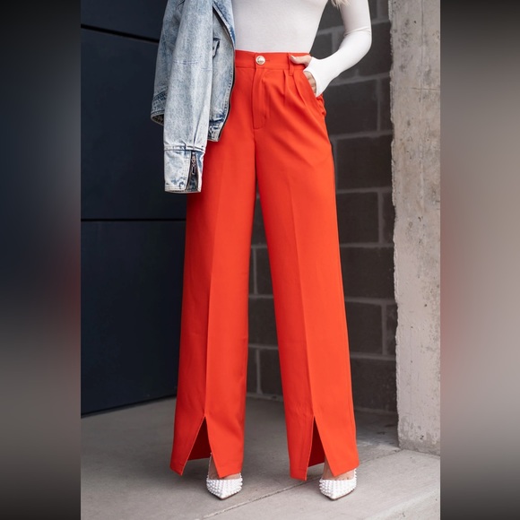 Ayah Pants (Orange Red)